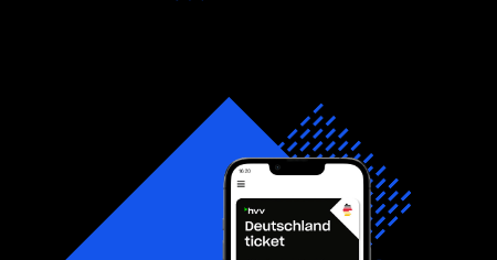 hvv Deutschlandticket auf einem Smartphone