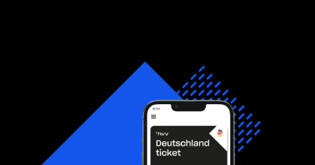 hvv Deutschlandticket auf einem Smartphone